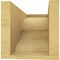 Ekena Millwork 6"W x 12"D x 6"H Wide Asheboro Rough Cedar Woodgrain TimberThane Corbel, Primed Tan CORUR06X12X06ASHRCPR - alternate 2